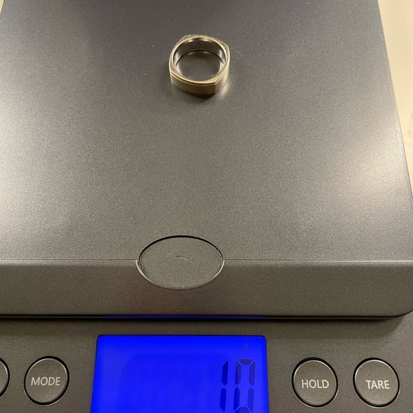 Novell Wedding Band 14K White Gold 7mm, size 8.5 - Picture 6 of 6